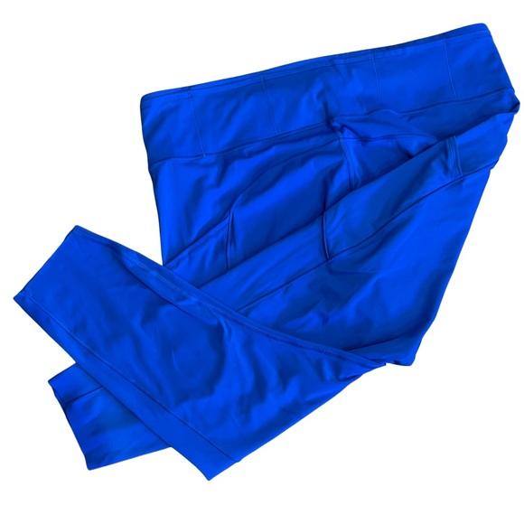Lululemon fast and free high rise tight 25” cobalt blue EUC leggings gym bold - Picture 9 of 11